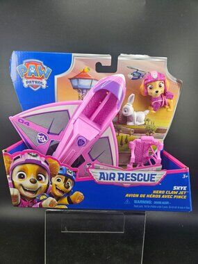 Paw Patrol Skye Hero Claw Jet Air Rescue Playset Action Figure Vehicle 3+ New